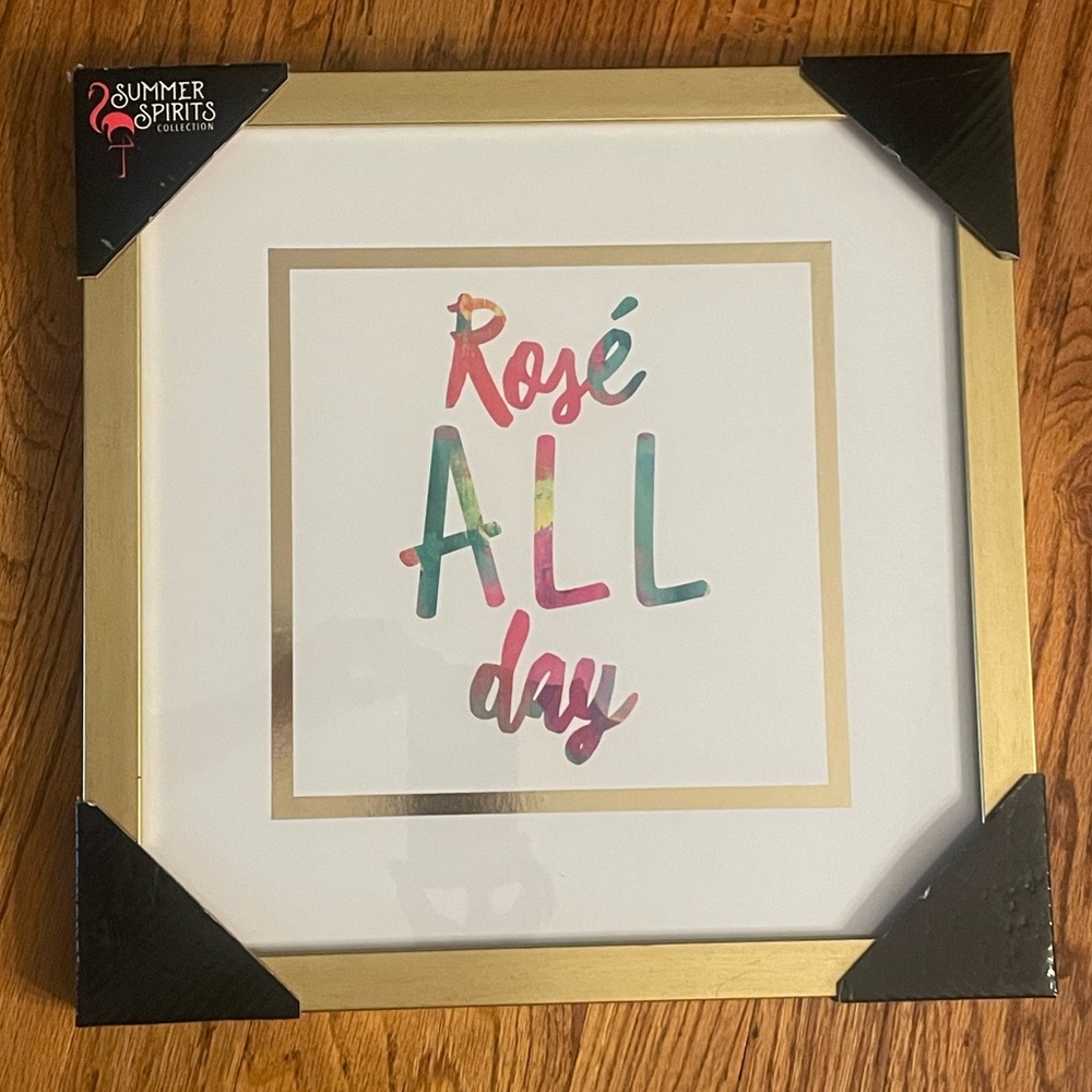 Rose All Day Framed Art